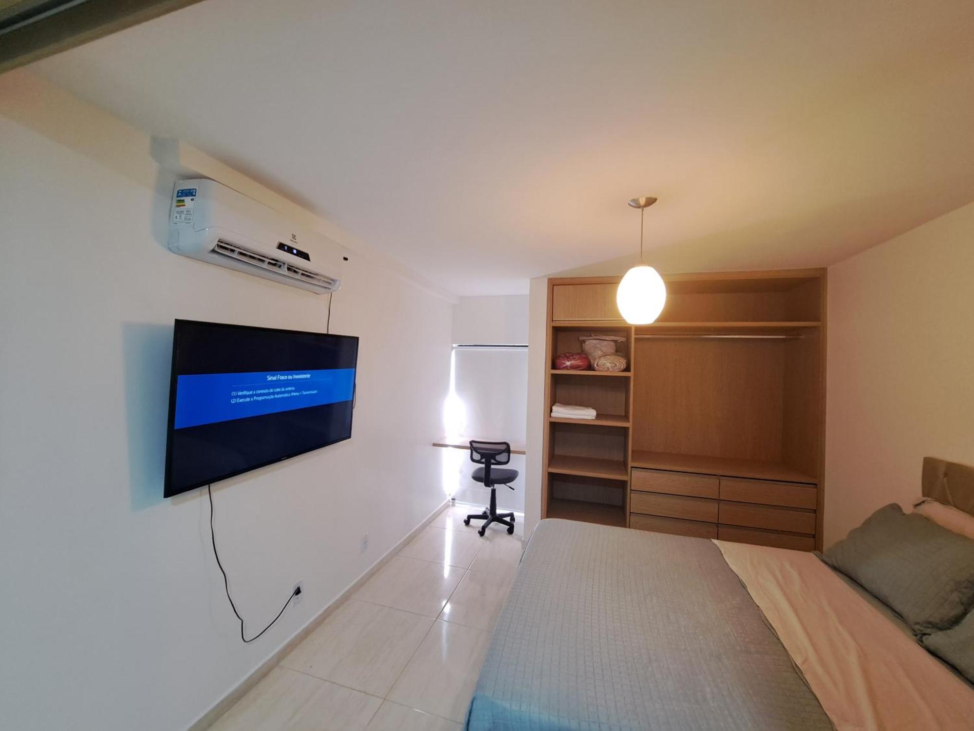 Apartment Quarto, Sala E Cozinha Integrada Na 116 Norte